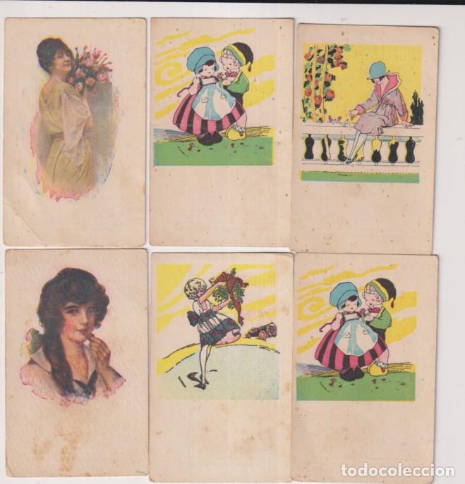 Coleccionismo &aacute;lbum: Micaela Plan&eacute;s. jabones perfumados, Colonias y esencias... Lote de 6 cromos (8,5x5,5 cm) Mercado del