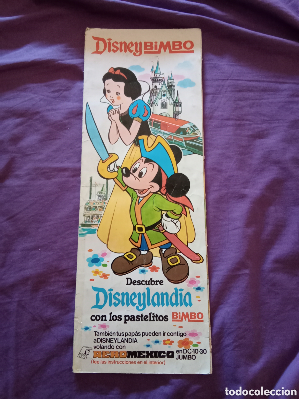 Coleccionismo &aacute;lbum: Album Cromos Disney Bimbo Descubre Disneylandia Completo