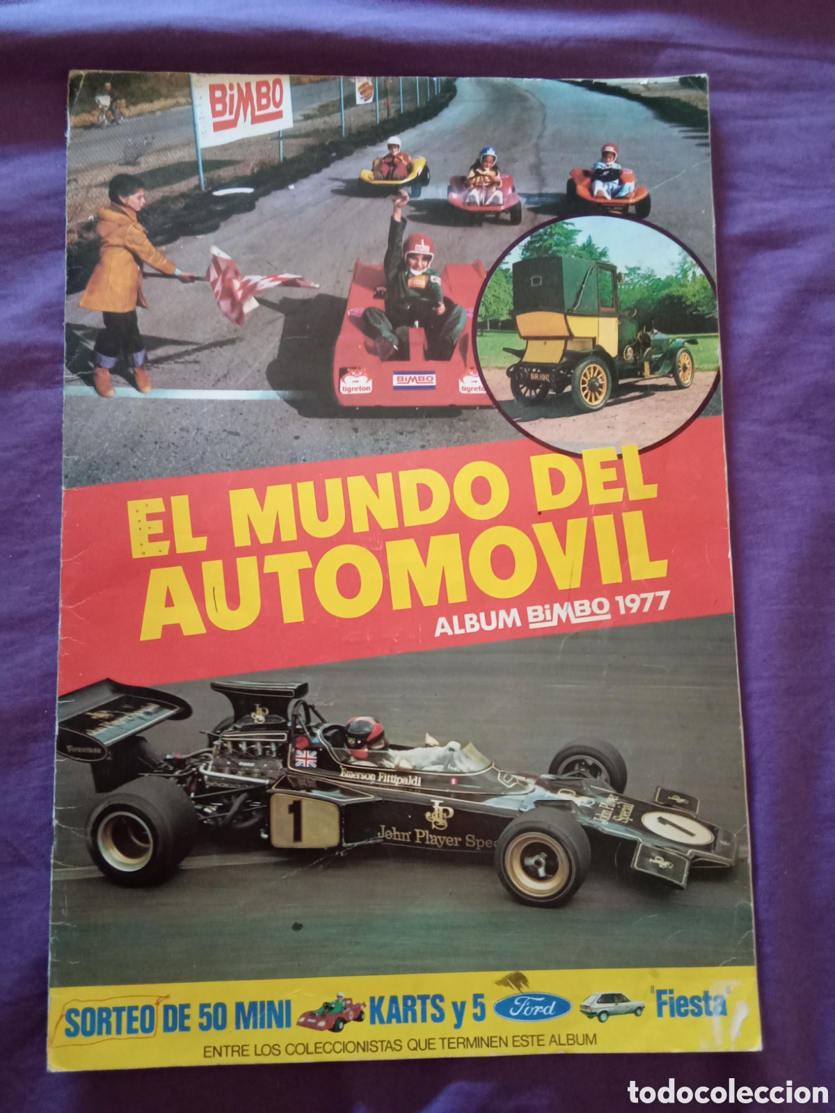 Coleccionismo &aacute;lbum: Album de Cromos Bimbo El Mundo Del Autom&oacute;vil Completo