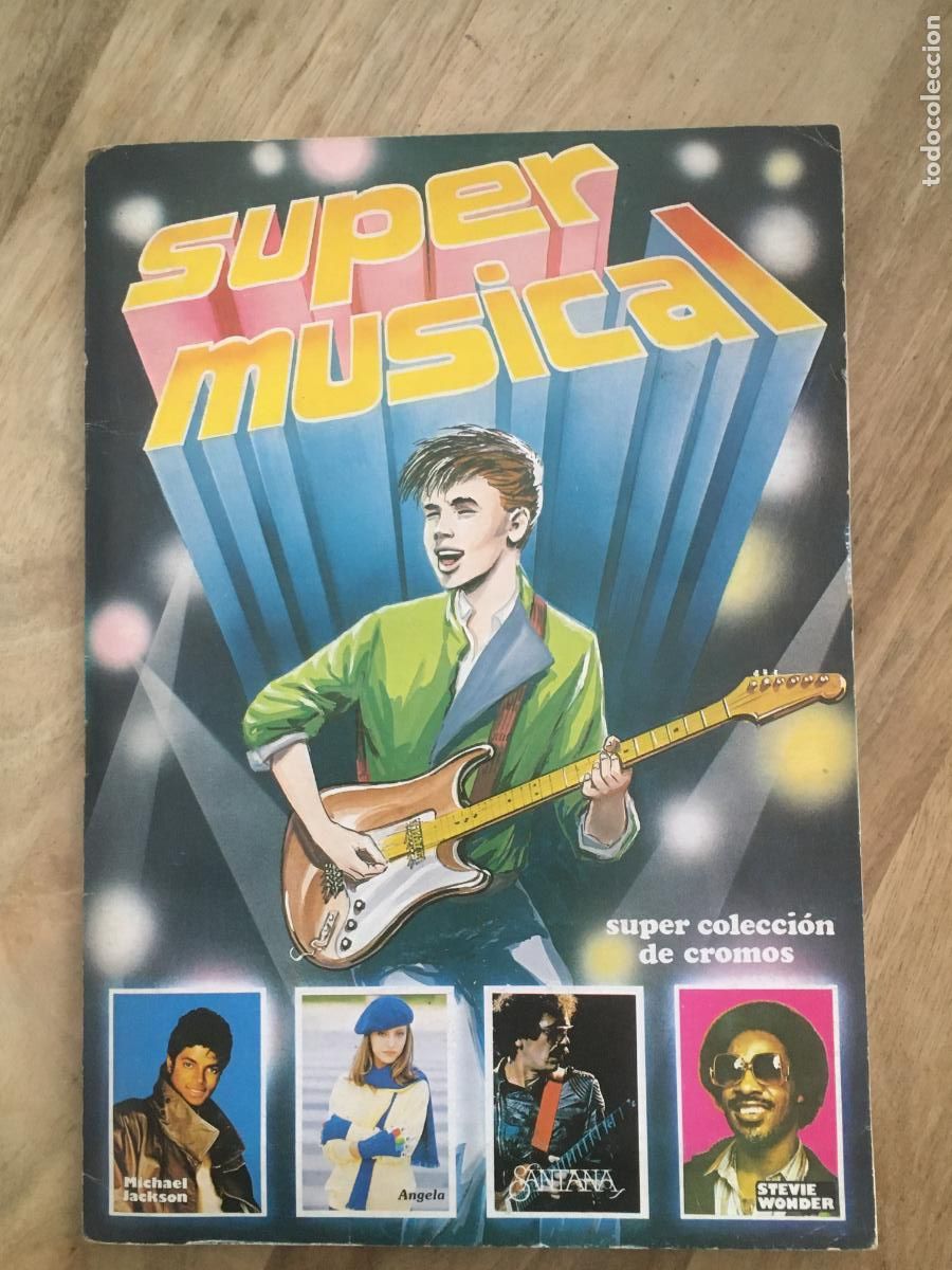 Coleccionismo &aacute;lbum: super musical album de cromos completo perfecto estado como nuevo