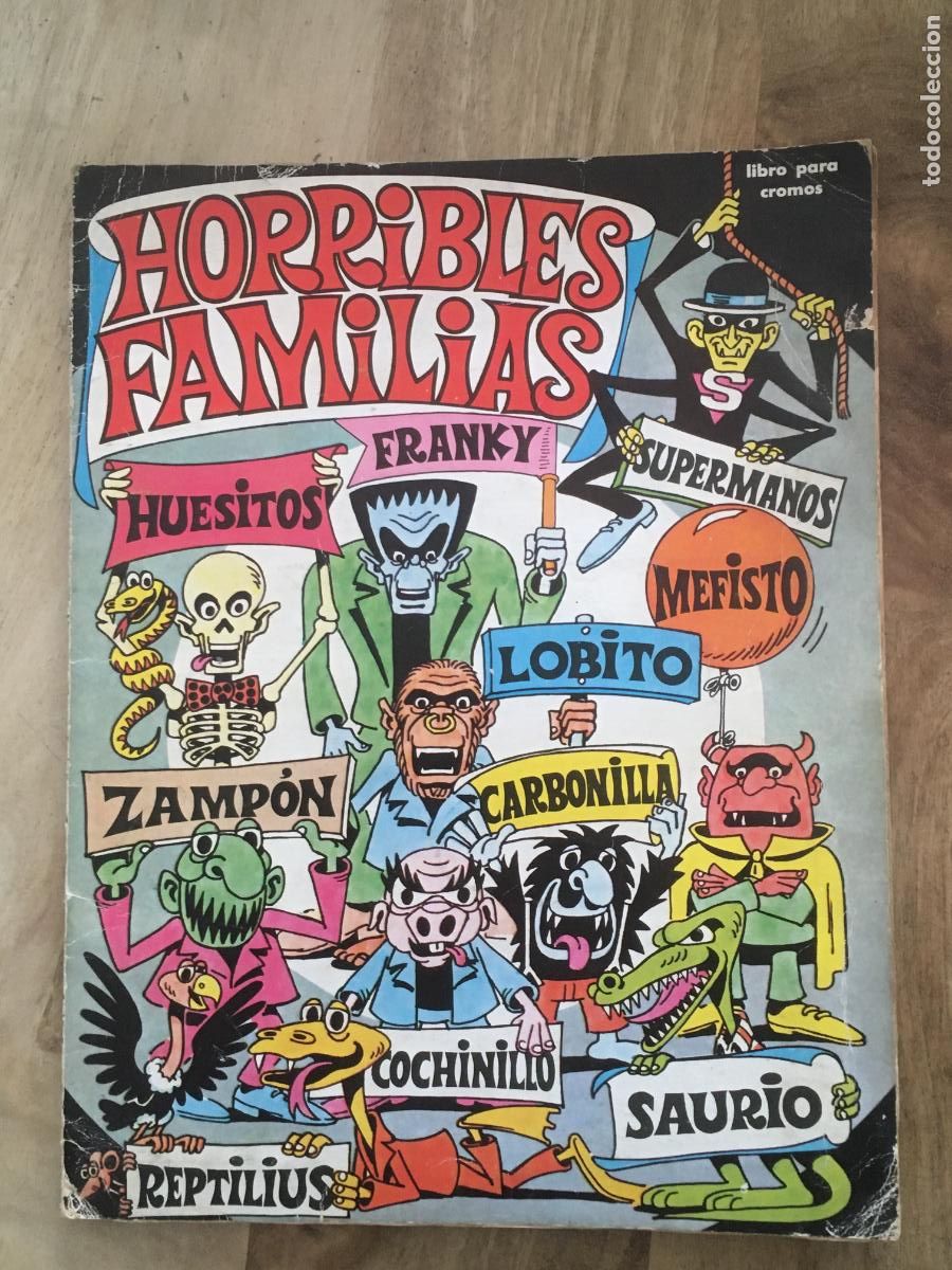 Coleccionismo &aacute;lbum: horribles familias fher album de cromos completo perfecto estado
