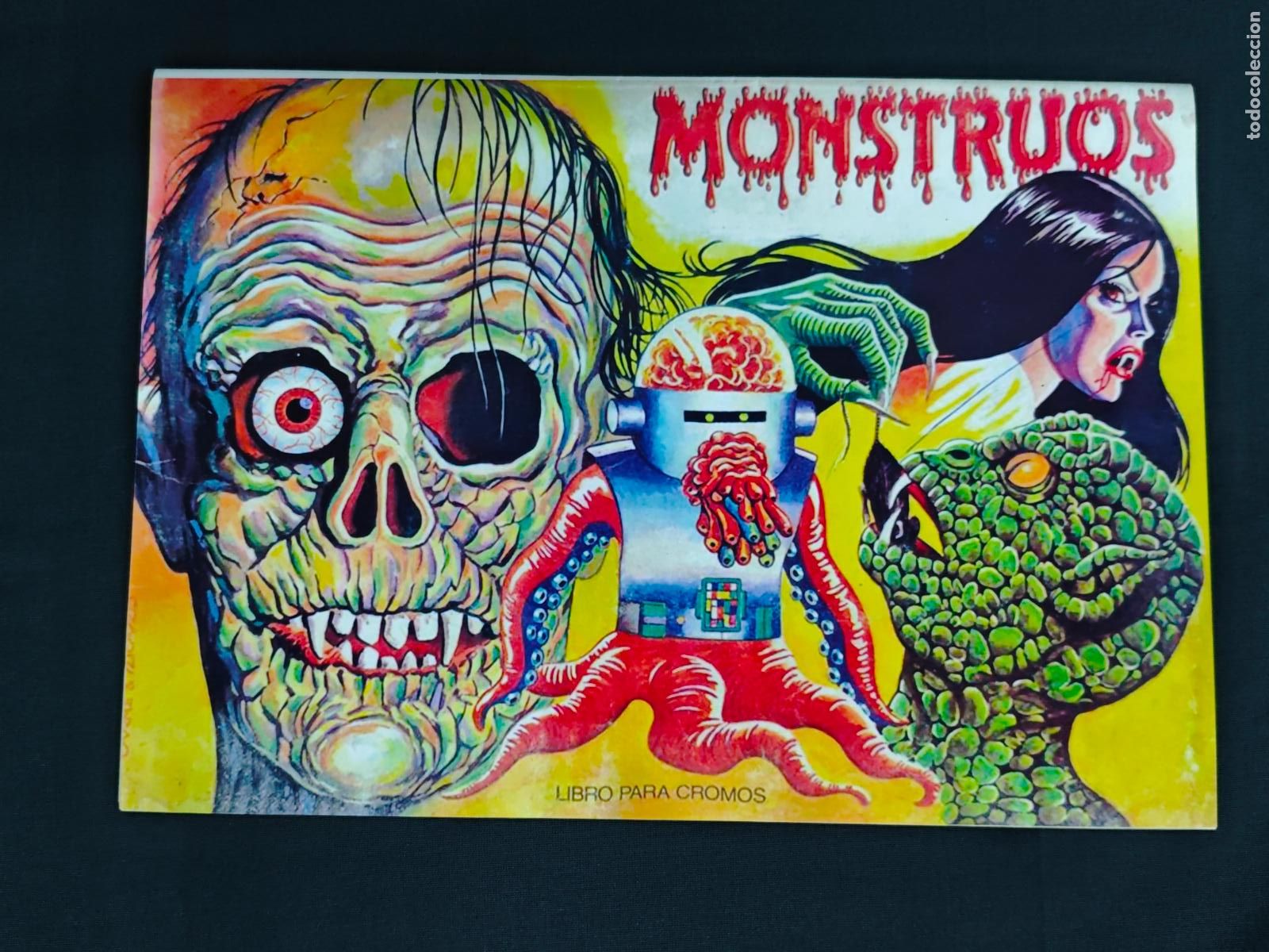 Coleccionismo &aacute;lbum: ALBUM DE CROMOS FACSIMIL - MONSTRUOS - &iexcl;&iexcl;OJO ES FACSIMIL!! - COMPLETO -
