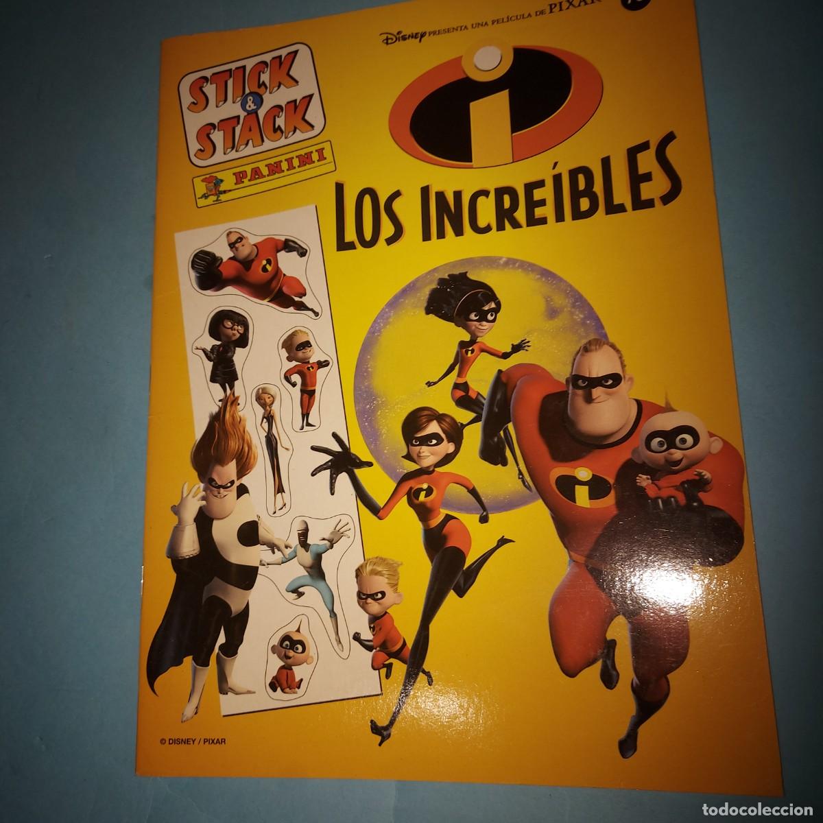 Coleccionismo &aacute;lbum: &Aacute;LBUM STICK STACK 79 LOS INCREIBLES PANINI - Foto 1