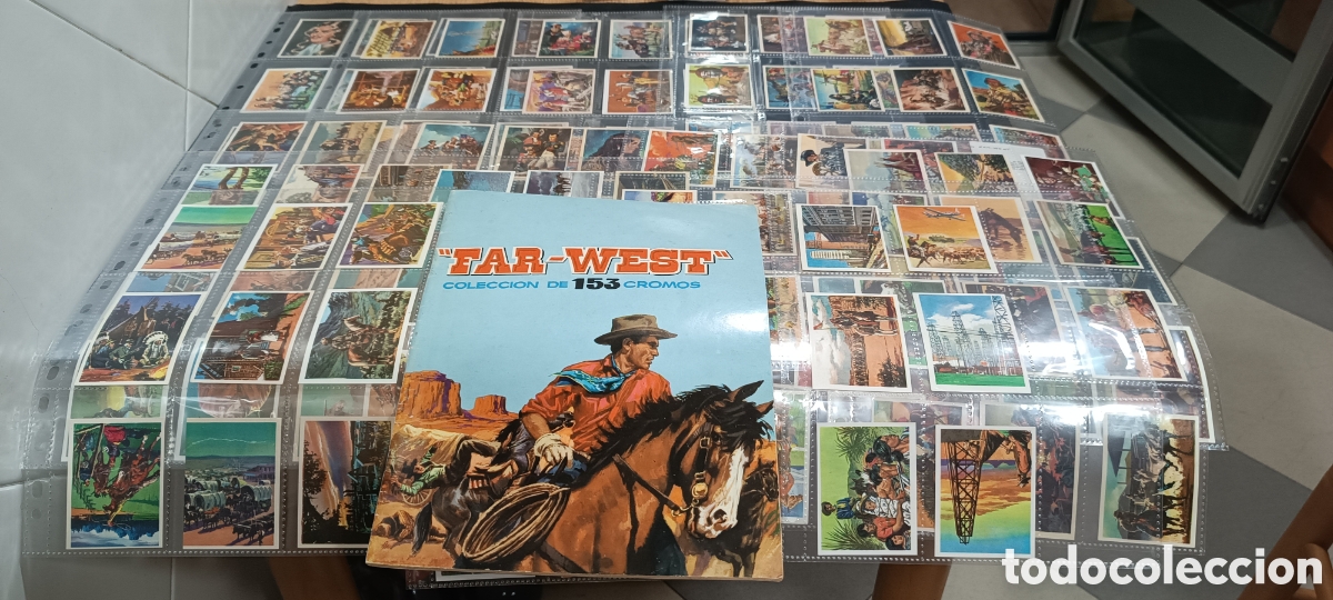 Coleccionismo &aacute;lbum: - &rdquo; FAR WEST &rdquo; - ALBUM VACIO PLANCHA + COLECCION COMPLETA - 153 CROMOS - EDICIONES A. de A. 1966.