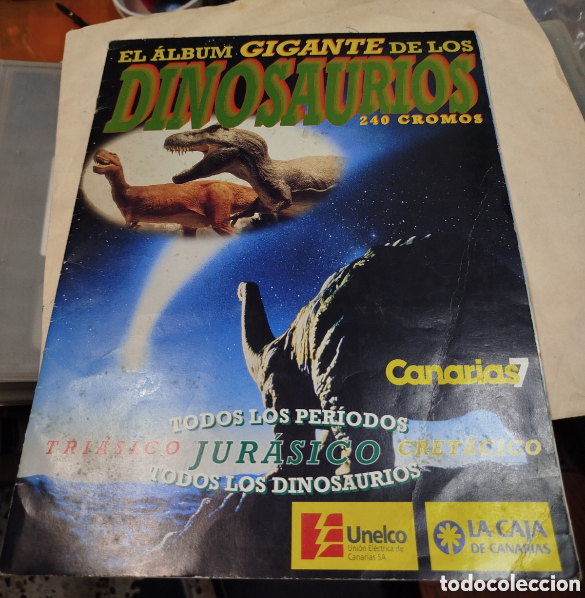 Coleccionismo &aacute;lbum: El &aacute;lbum gigante de los dinosaurios. COMPLETO