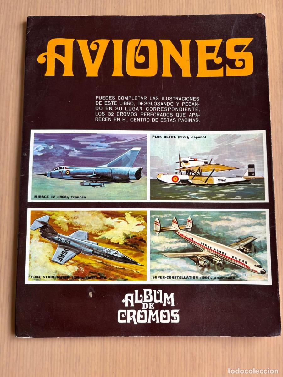 Coleccionismo &aacute;lbum: Aviones album completo con todos los cromos estado muy bueno