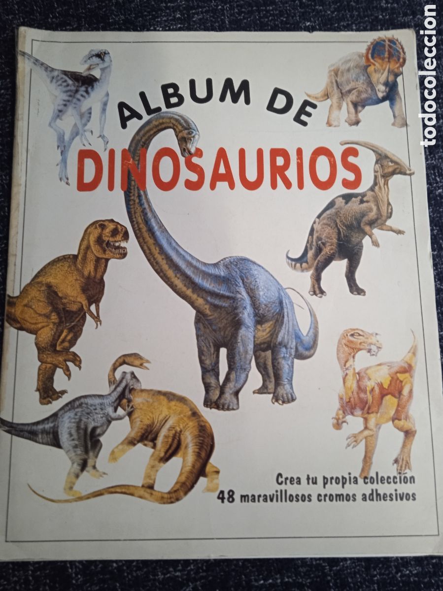 Coleccionismo &aacute;lbum: ALBUM DE LOS DINOSAURIOS -ED. STAEDTLER - COMPLETO - 48 CROMOS