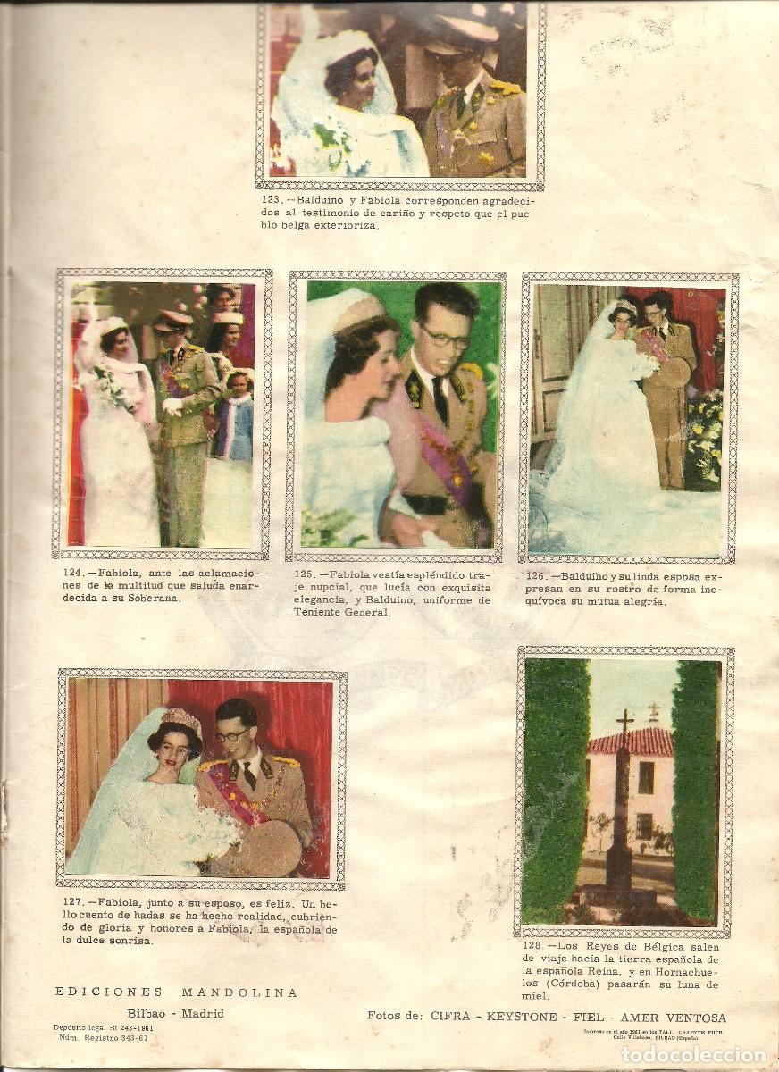 Coleccionismo &aacute;lbum: LA BODA DE FABIOLA - COMPLETO - Foto 10