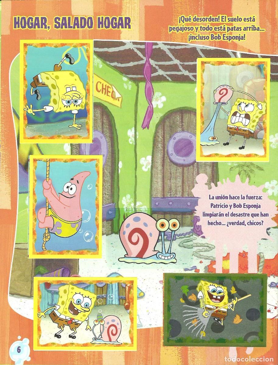 Coleccionismo &aacute;lbum: BOB ESPONJA NO STOP - PANINI - COMPLETO - Foto 5