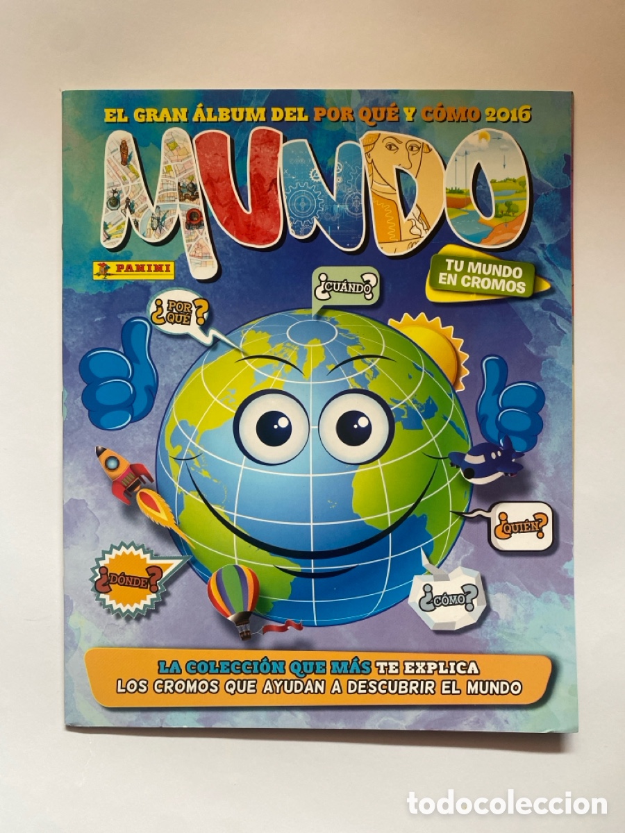 Colecionismo Caderneta: El gran &aacute;lbum del por qu&eacute; y c&oacute;mo 2016 mundo COMPLETO CROMOS SIN PEGAR