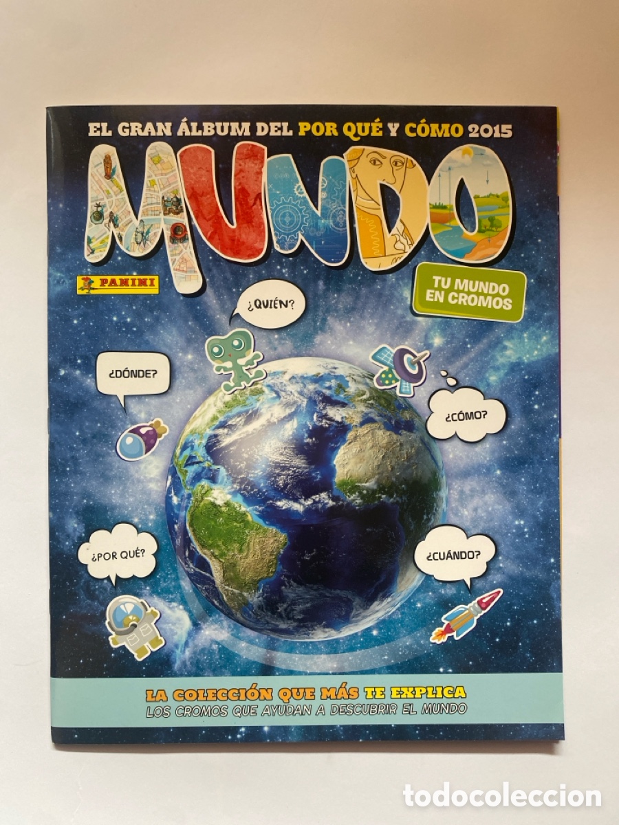 Colecionismo Caderneta: El gran &aacute;lbum del por qu&eacute; y c&oacute;mo 2015 mundo COMPLETO CROMOS SIN PEGAR
