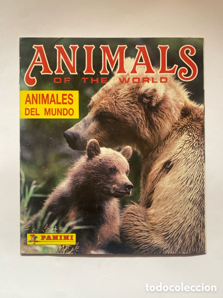 Coleccionismo &aacute;lbum: &Aacute;lbum de cromos Animals of the world, Animales del mundo COMPLETO