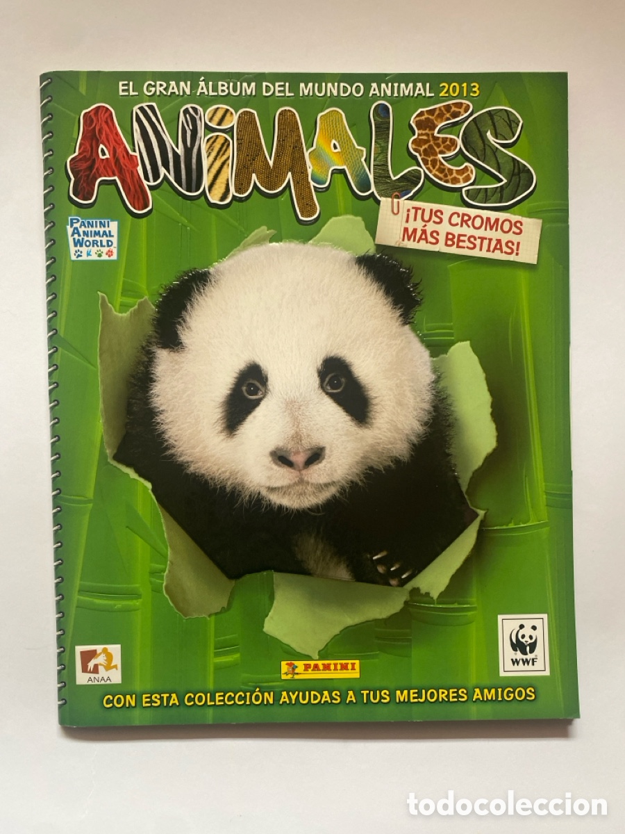 Collectionnisme Album: &Aacute;lbum de cromos El Gran &Aacute;lbum del Mundo Animal 2013 Animales COMPLETO CROMOS SIN PEGAR