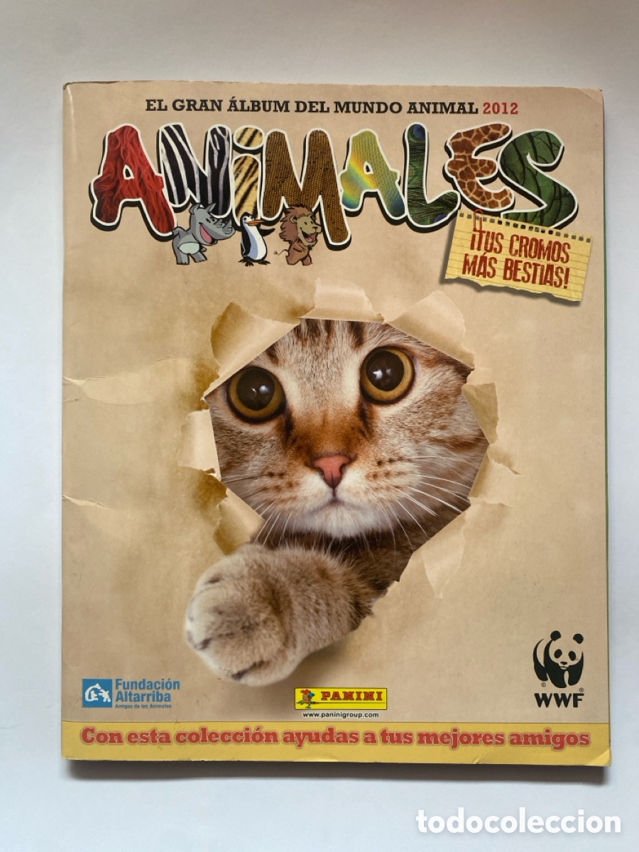 Collezionismo &Aacute;lbum: &Aacute;lbum de cromos El Gran &Aacute;lbum del Mundo Animal 2012 Animales COMPLETO