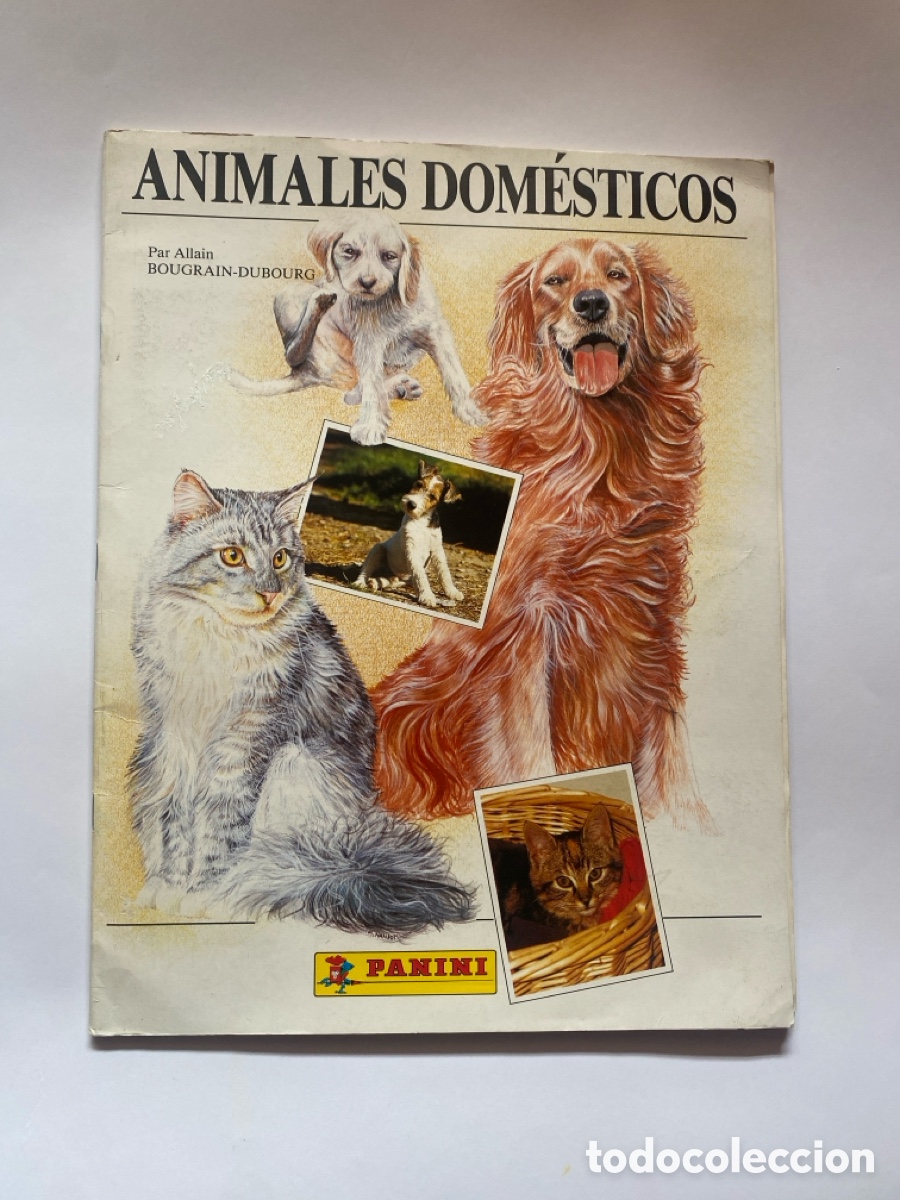 Colecionismo Caderneta: &Aacute;lbum de cromos Animales Dom&eacute;sticos COMPLETO
