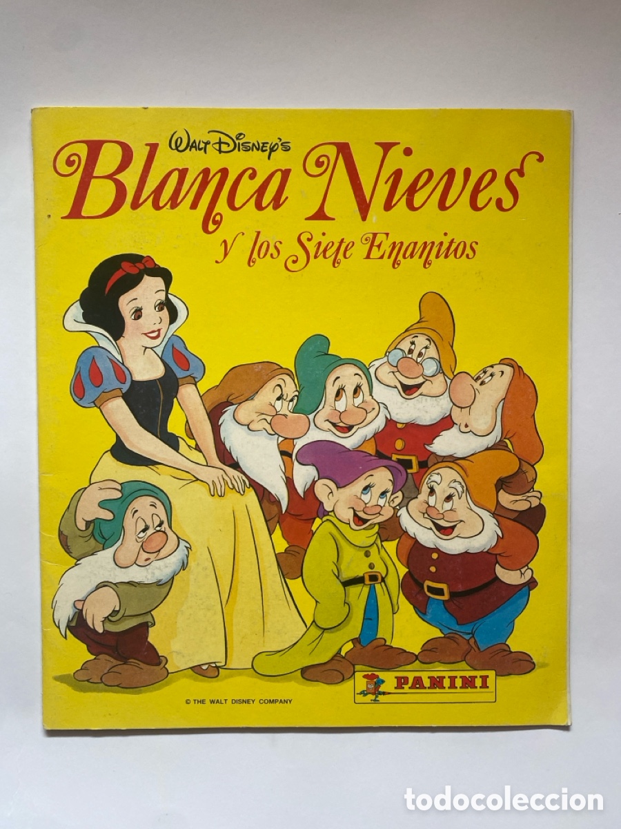 Coleccionismo &aacute;lbum: Alb&uacute;m de cromos Blancanieves y los Siete Enanitos Disney COMPLETO