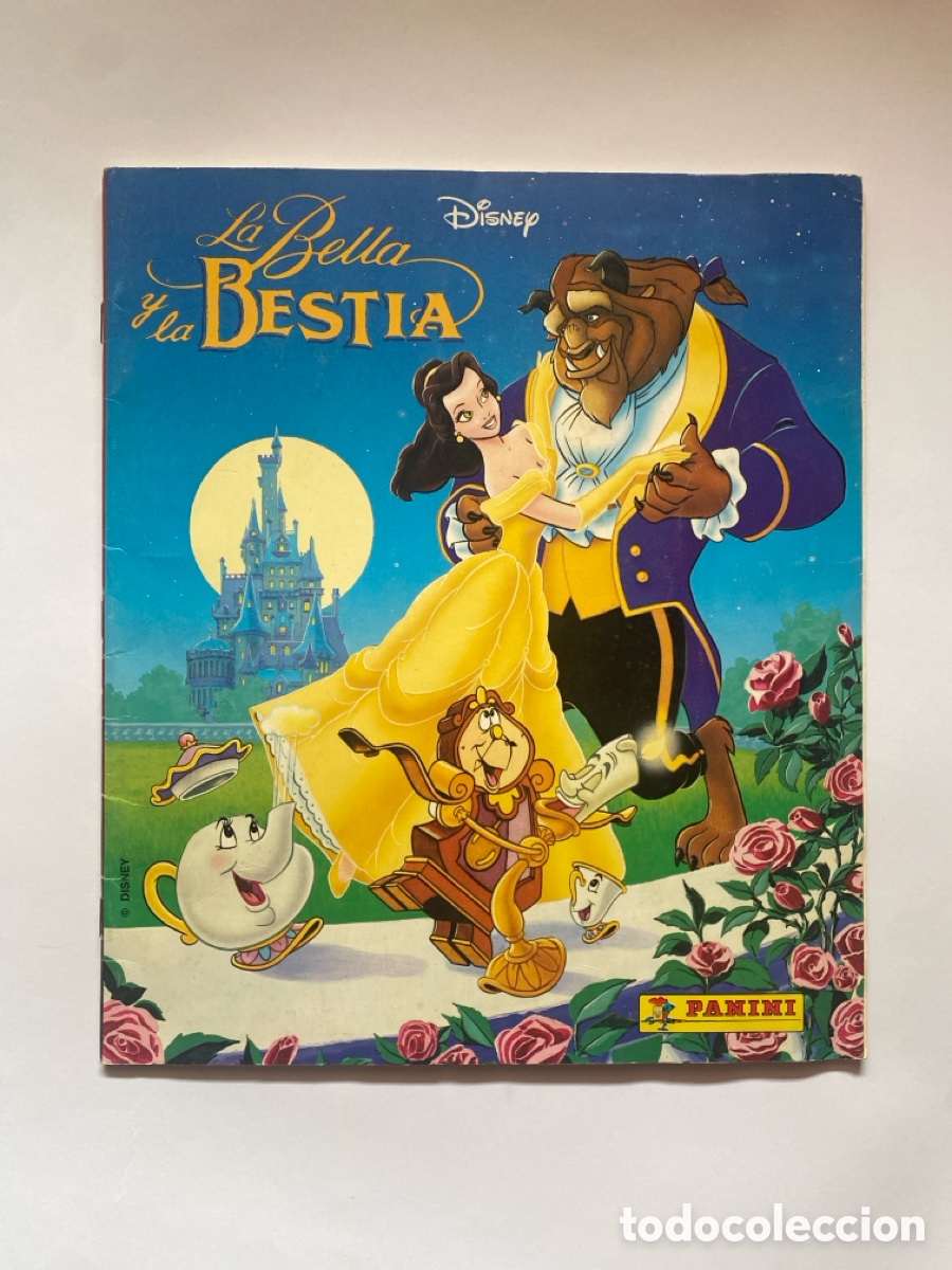 Coleccionismo &aacute;lbum: &Aacute;lbum de cromos La Bella y la Bestia Disney COMPLETO
