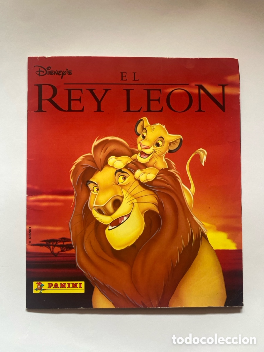 Coleccionismo &aacute;lbum: &Aacute;lbum de cromos El Rey Le&oacute;n Disney COMPLETO