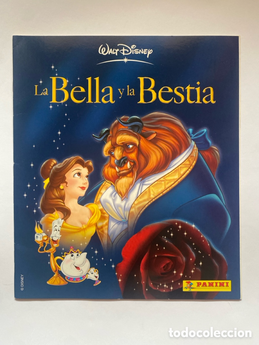 Coleccionismo &aacute;lbum: &Aacute;lbum plancha sin cromos La Bella y la Bestia Disney segunda edici&oacute;n