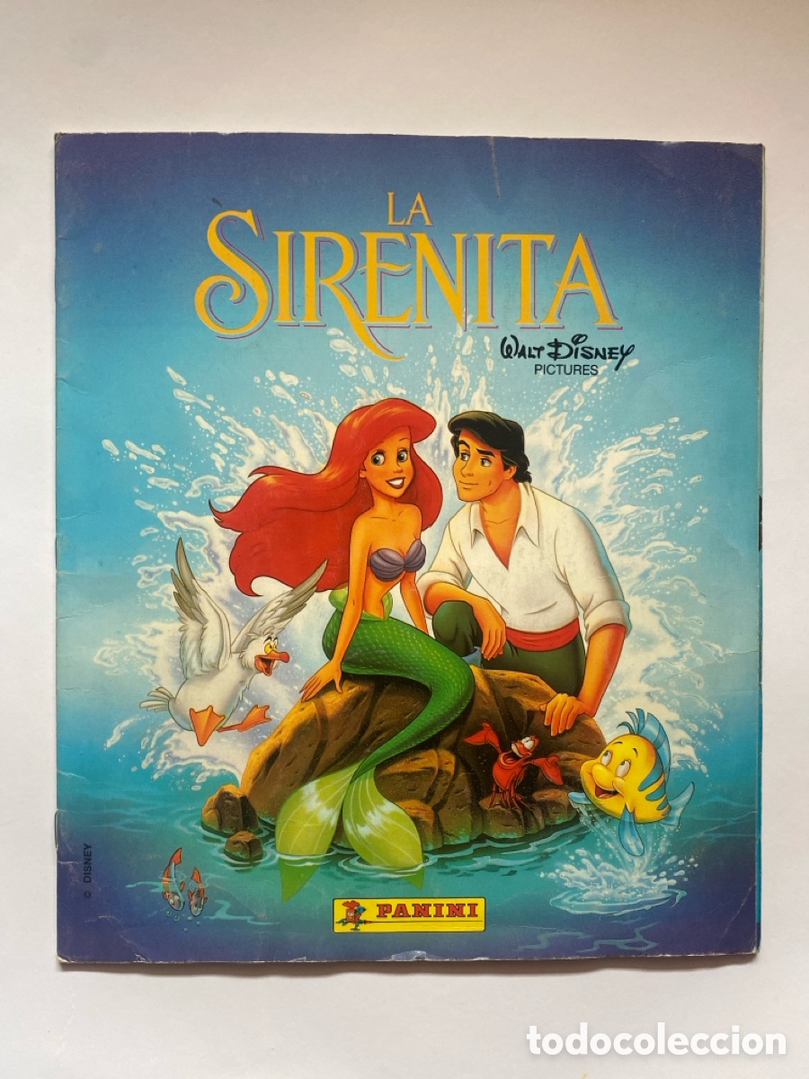 Coleccionismo &aacute;lbum: &Aacute;lbum de cromos La Sirenita Disney COMPLETO