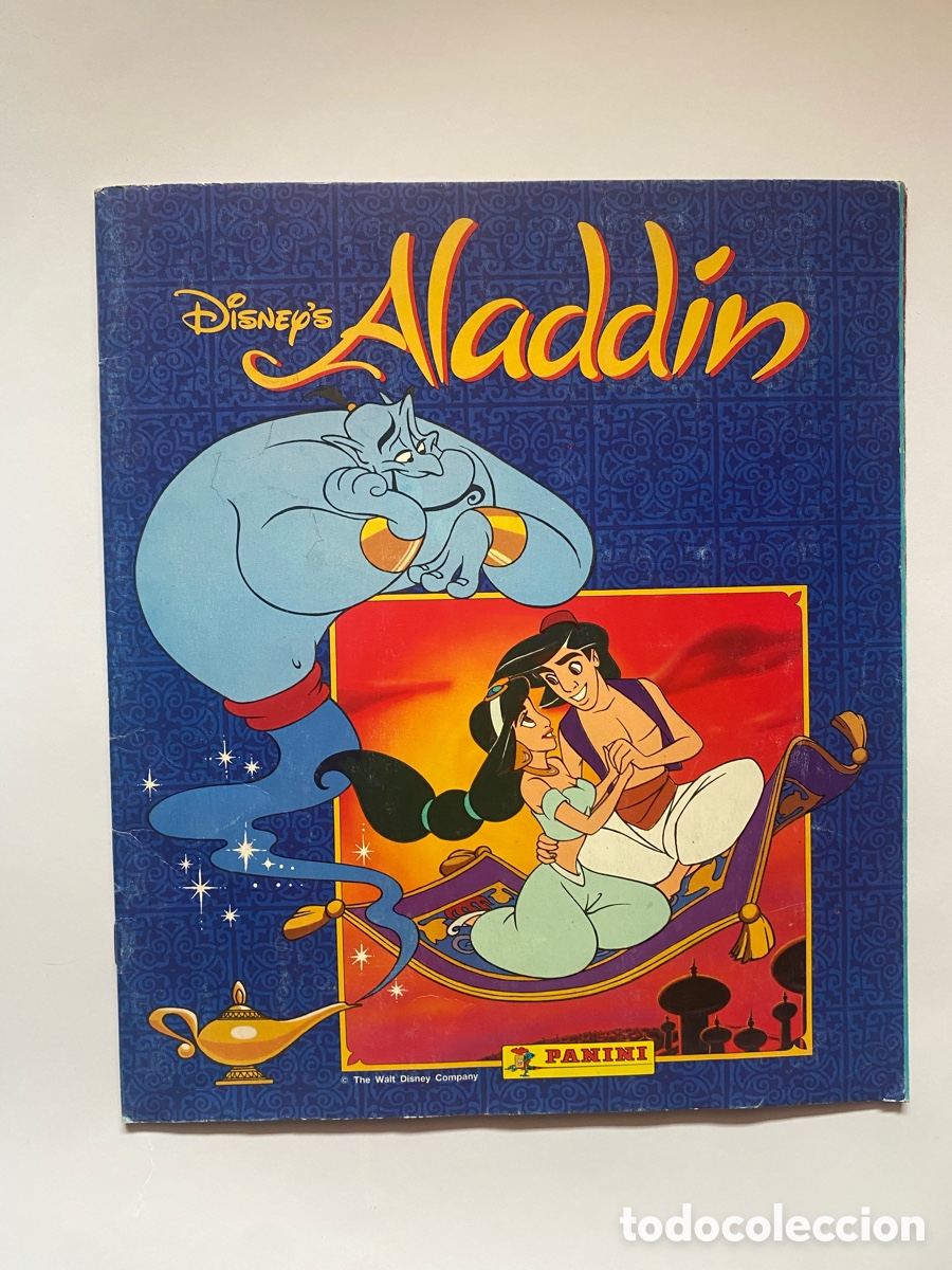Coleccionismo &aacute;lbum: &Aacute;lbum de cromos Aladdin Disney COMPLETO