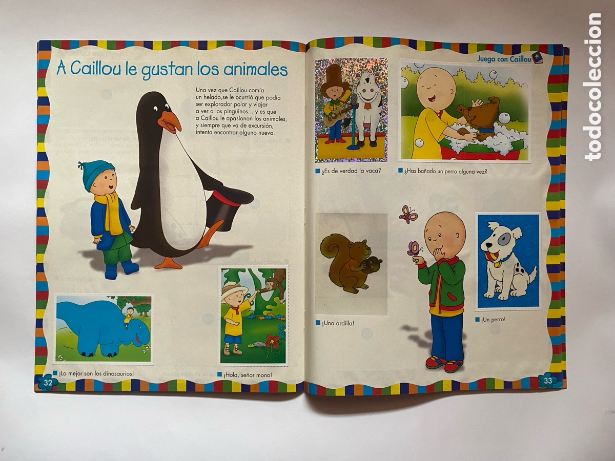 Coleccionismo &aacute;lbum: &Aacute;lbum de cromos Caillou COMPLETO - Foto 2
