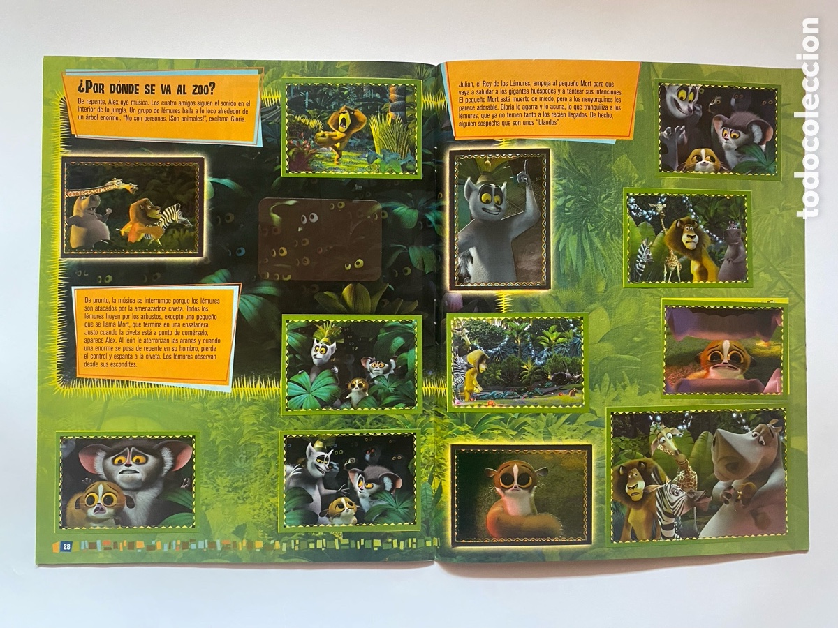 Coleccionismo &aacute;lbum: &Aacute;lbum de cromos Madagascar COMPLETO - Foto 2