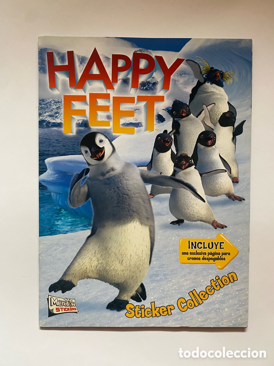 Coleccionismo &aacute;lbum: &Aacute;lbum de cromos Happy Feet COMPLETO