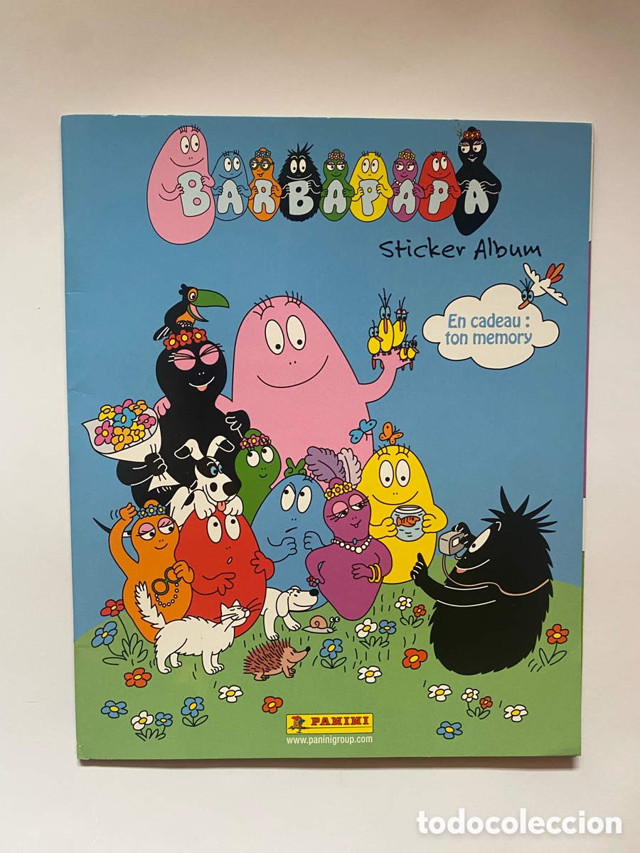 Coleccionismo &aacute;lbum: &Aacute;lbum de cromos Barbapapa (franc&eacute;s) COMPLETO CROMOS SIN PEGAR