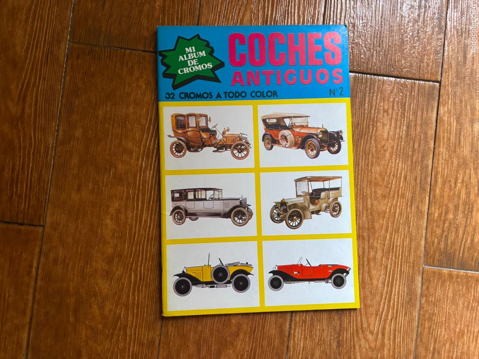 Coleccionismo &aacute;lbum: COCHES ANTIGUOS N&ordm; 2 ALBUM DE CROMOS COMPLETO