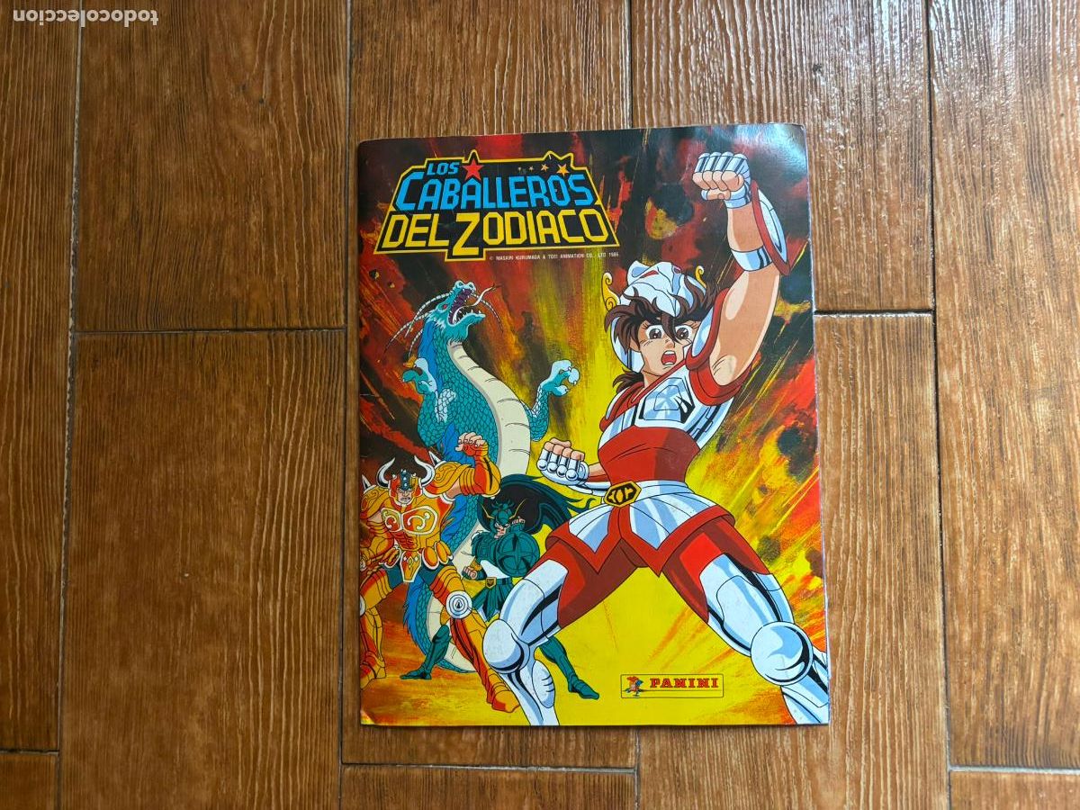 Coleccionismo &aacute;lbum: CABALLEROS DEL ZODIACO ALBUM DE CROMOS COMPLETO CON EL POSTER