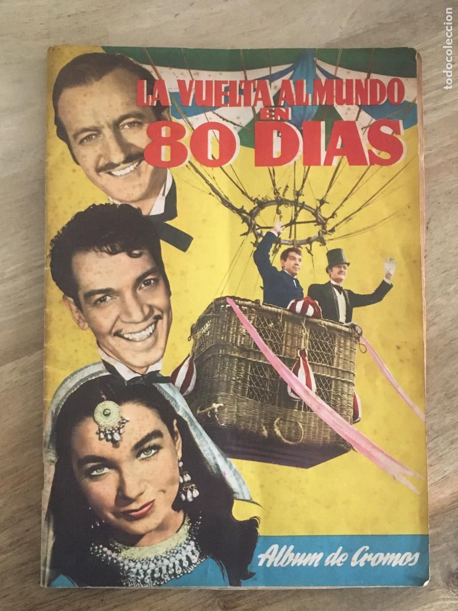 Coleccionismo &aacute;lbum: la vuelta al mundo en 80 dias album de cromos completo muy buen estado