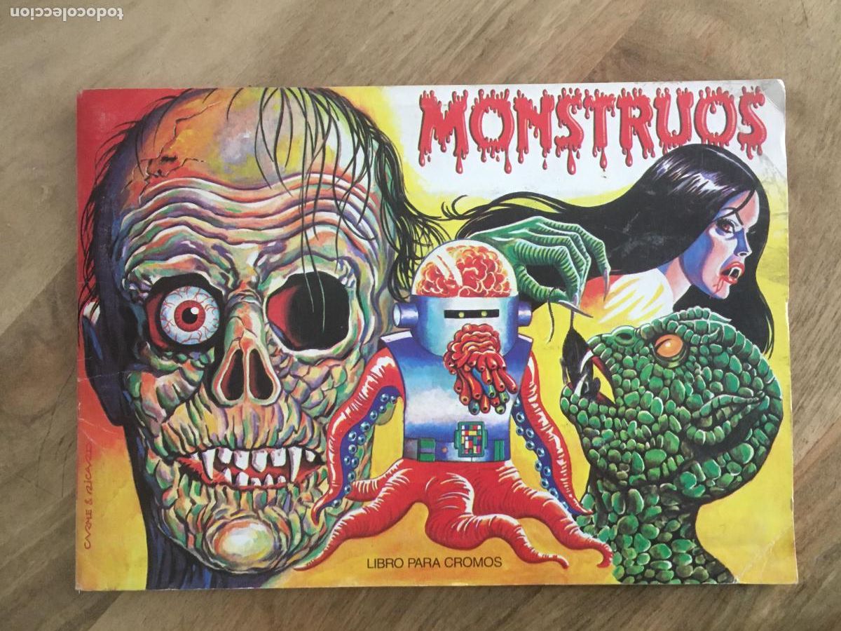 Coleccionismo &aacute;lbum: monstruos album de cromos completo perfecto estado como nuevo