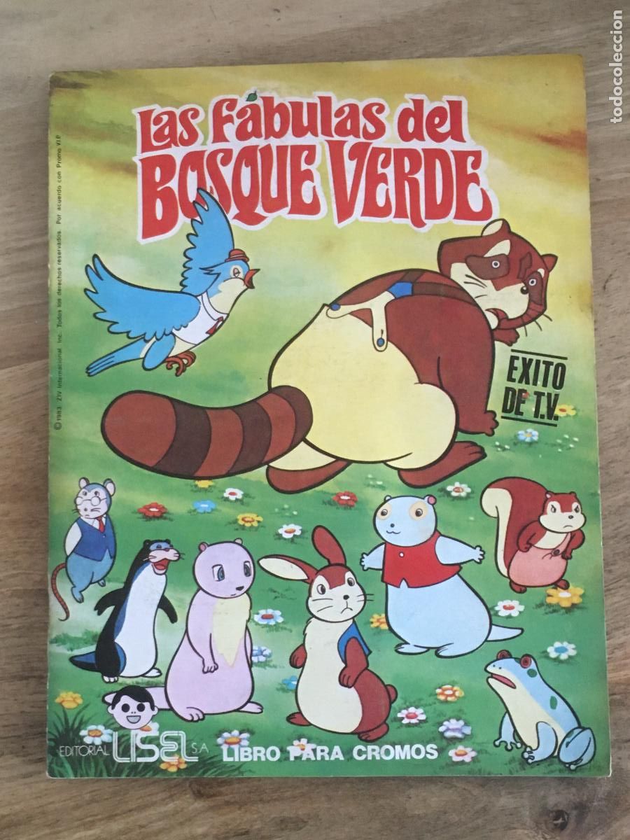 Coleccionismo &aacute;lbum: las fabulas del bosque verde lisel album de cromos completo perfecto estado como nuevo