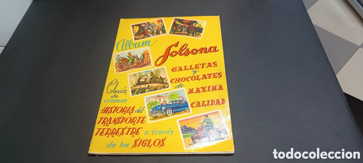 Coleccionismo &aacute;lbum: ALBUM-&rdquo; HISTORIA DEL TRANSPORTE TERRESTRE A TRAVES DE LOS SIGLOS &rdquo;- COMPLETO - EDITORIAL FHER 1958 -