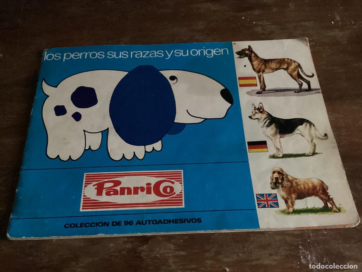 Coleccionismo &aacute;lbum: &Aacute;LBUM DE CROMOS PANRICO. LOS PERROS SUS RAZAS Y SU ORIGEN.