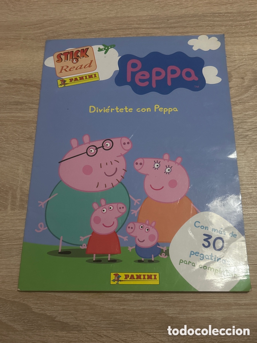 Coleccionismo &aacute;lbum: &Aacute;lbum completo peppa pi stick de panini
