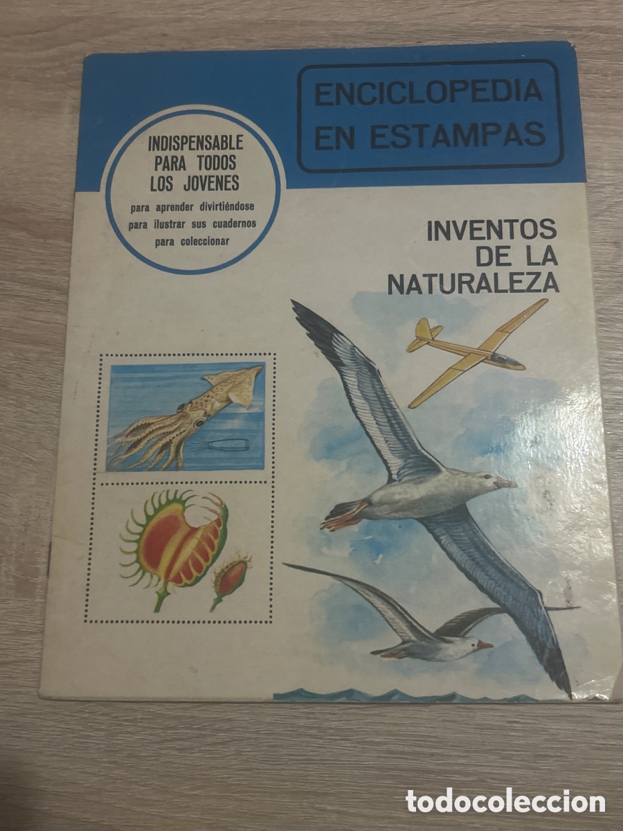 Coleccionismo &aacute;lbum: &Aacute;lbum completo estampas inventos de la naturaleza
