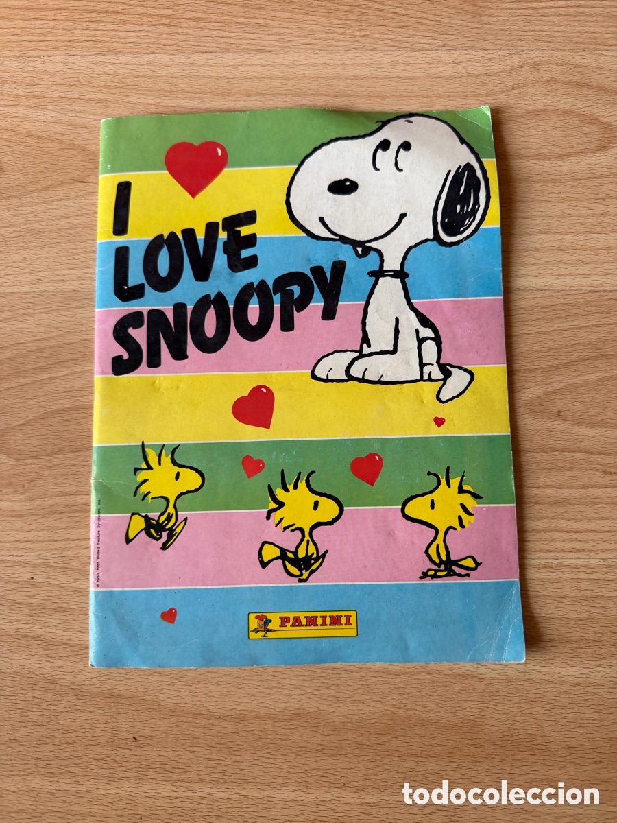 Collectionnisme Album: &Aacute;lbum de Cromos I Love Snoopy - Panini 1987 - Completo