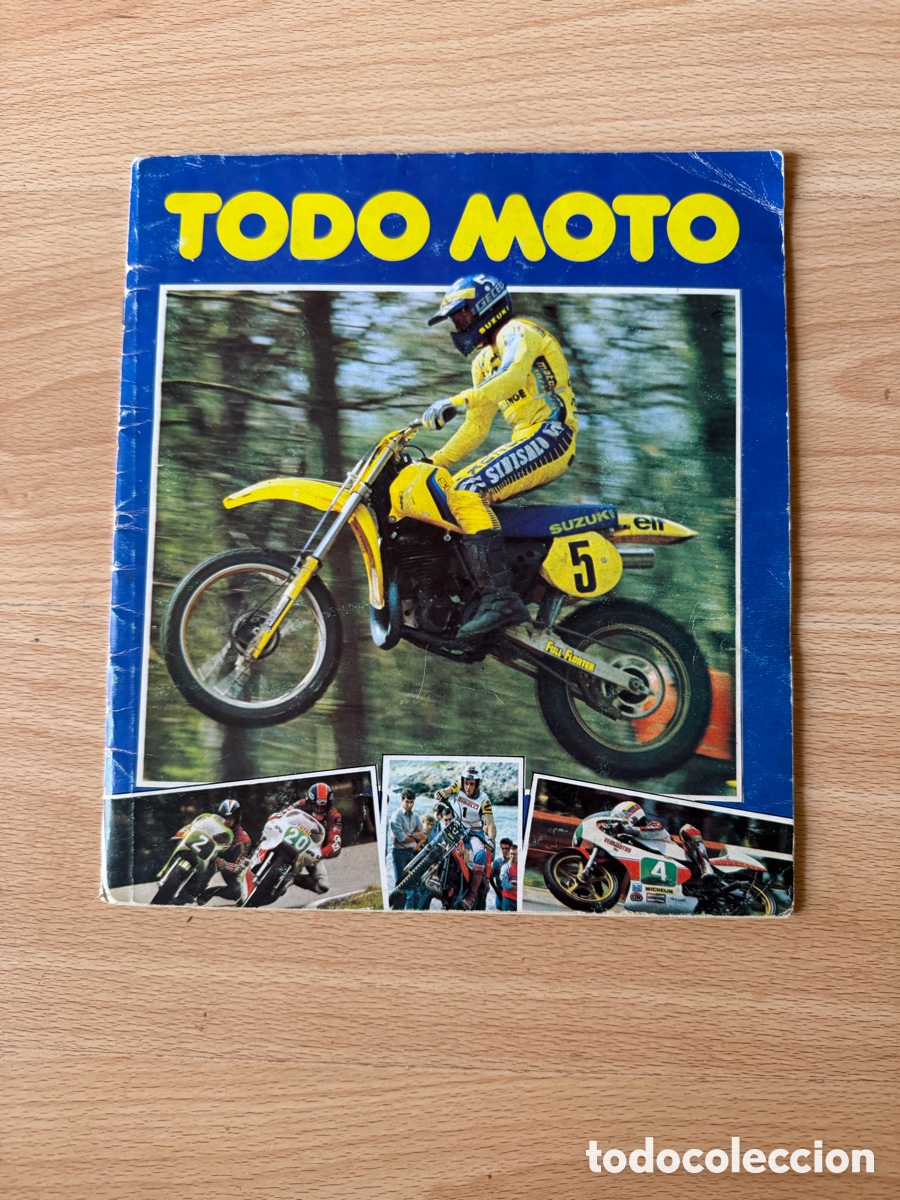 Coleccionismo &aacute;lbum: TODO MOTO-COMIC ROMO-MOTOCICLISMO-ALBUM DE CROMOS COMPLETO-VER FOTOS