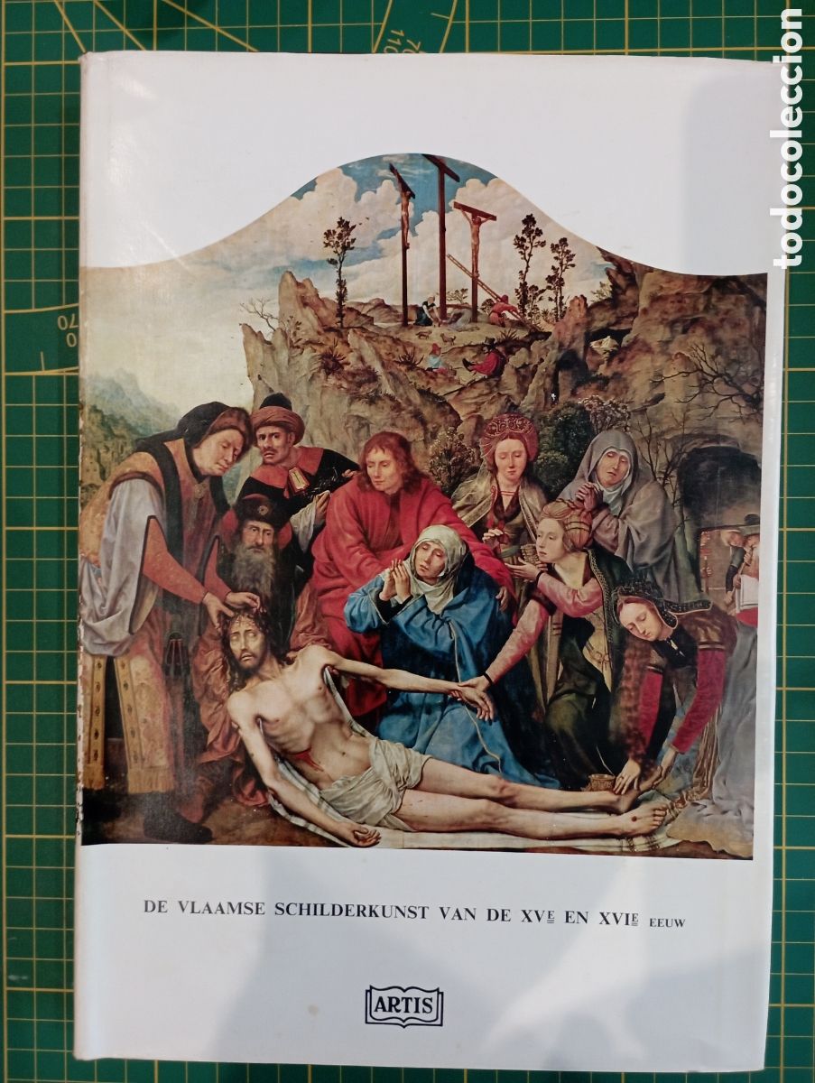 Coleccionismo &aacute;lbum: Libro &aacute;lbum de 55 l&aacute;minas/cromos completo de la pintura flamenca del siglo XV y XVI en Holand&eacute;s