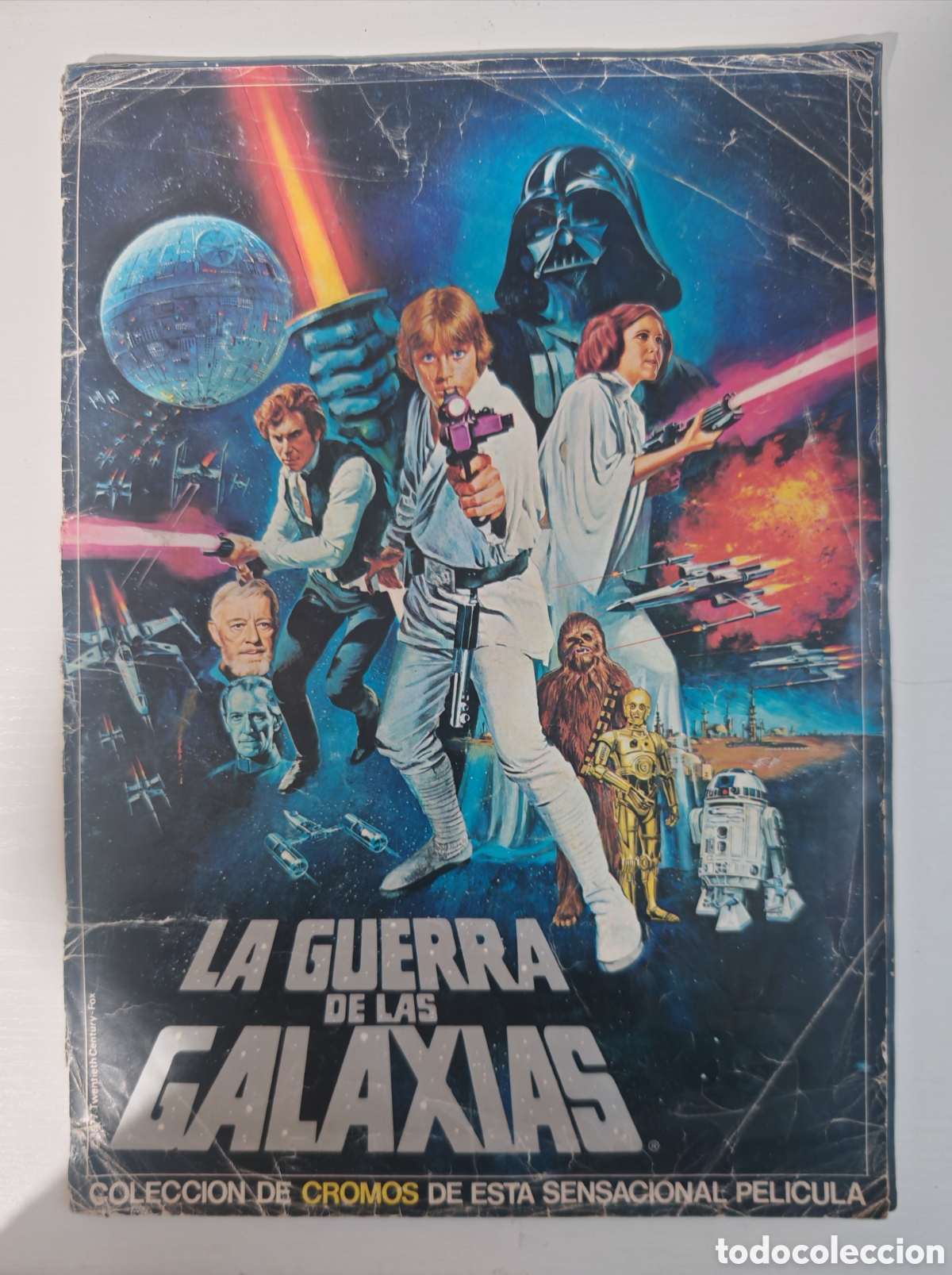 Coleccionismo &aacute;lbum: &Aacute;lbum de cromos original La Gerra de las Galaxias(Star Wars) 1977 Oacisa Dos Completo