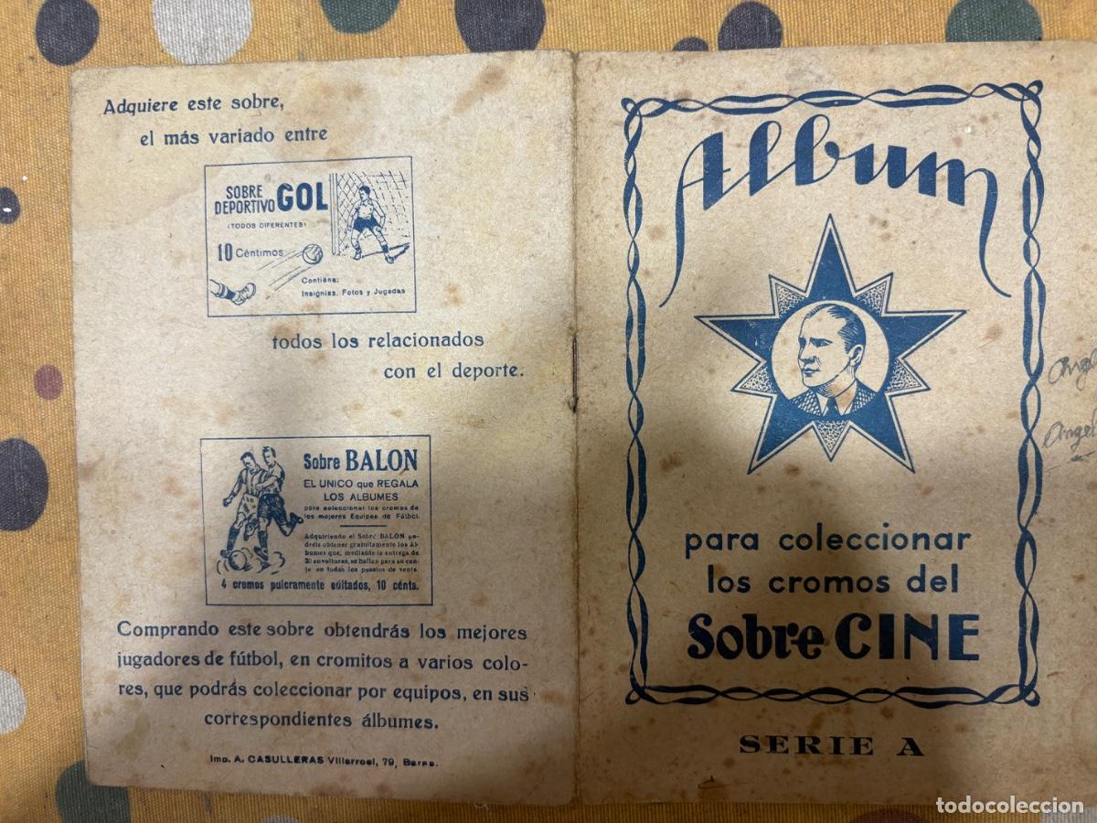 Coleccionismo &aacute;lbum: &Aacute;lbum cromos Sobre Cine serie A