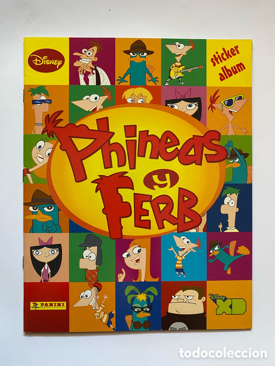 Coleccionismo &aacute;lbum: &Aacute;lbum de cromos Phineas y Ferb COMPLETO CROMOS SIN PEGAR