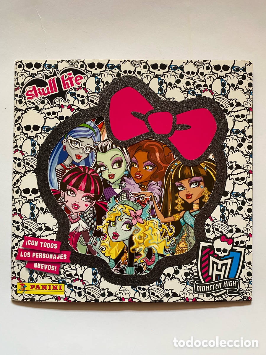 Coleccionismo &aacute;lbum: &Aacute;lbum de cromos Monster High Skull Lite COMPLETO