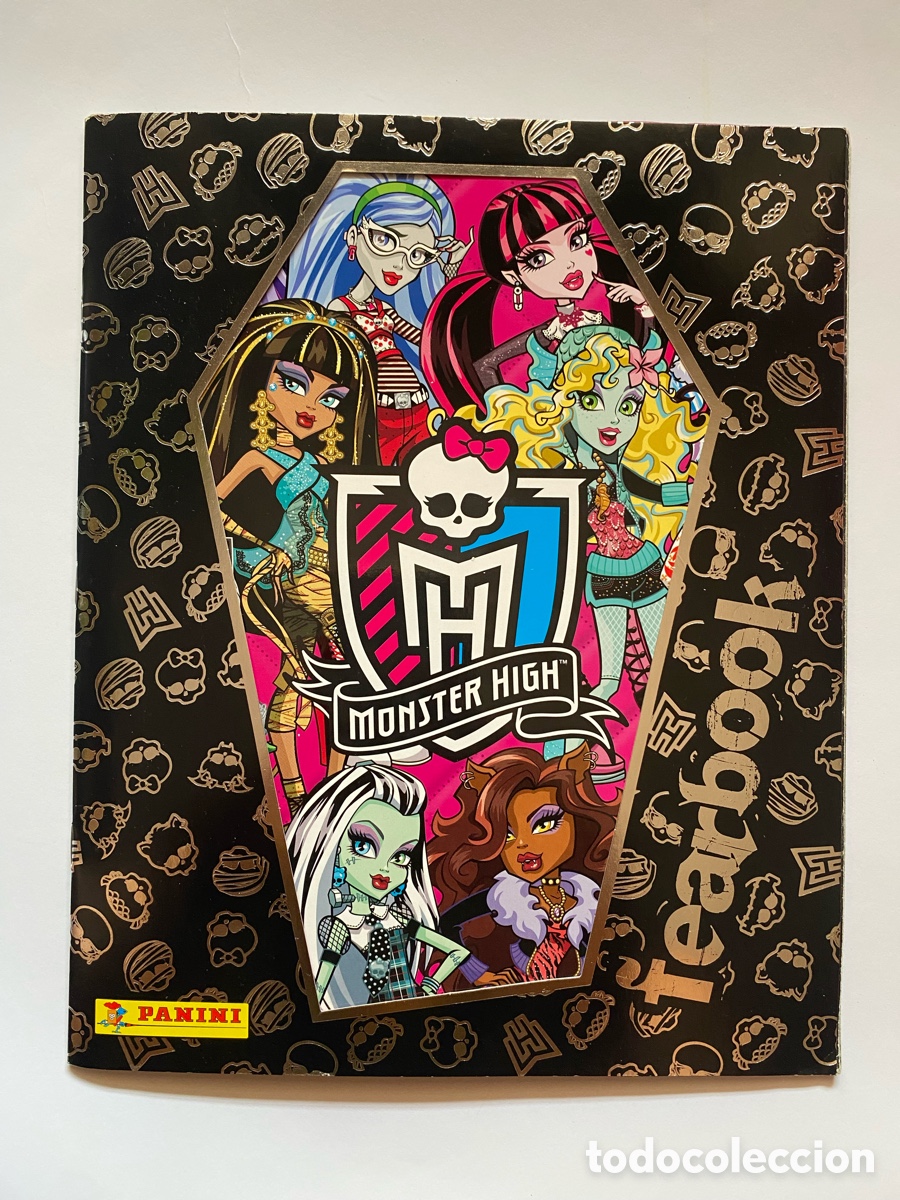 Coleccionismo &aacute;lbum: &Aacute;lbum de cromos Monster High Fearbook COMPLETO