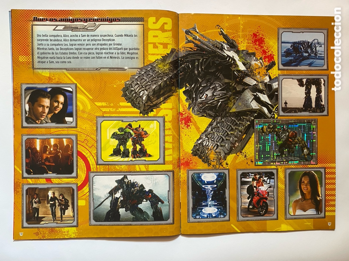 Coleccionismo &aacute;lbum: &Aacute;lbum de cromos Transformers 4 COMPLETO - Foto 2