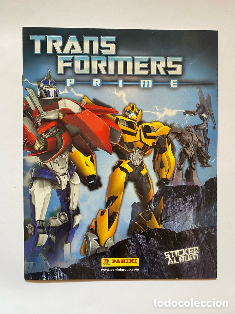 Coleccionismo &aacute;lbum: &Aacute;lbum de cromos Transformers Prime COMPLETO CROMOS SIN PEGAR