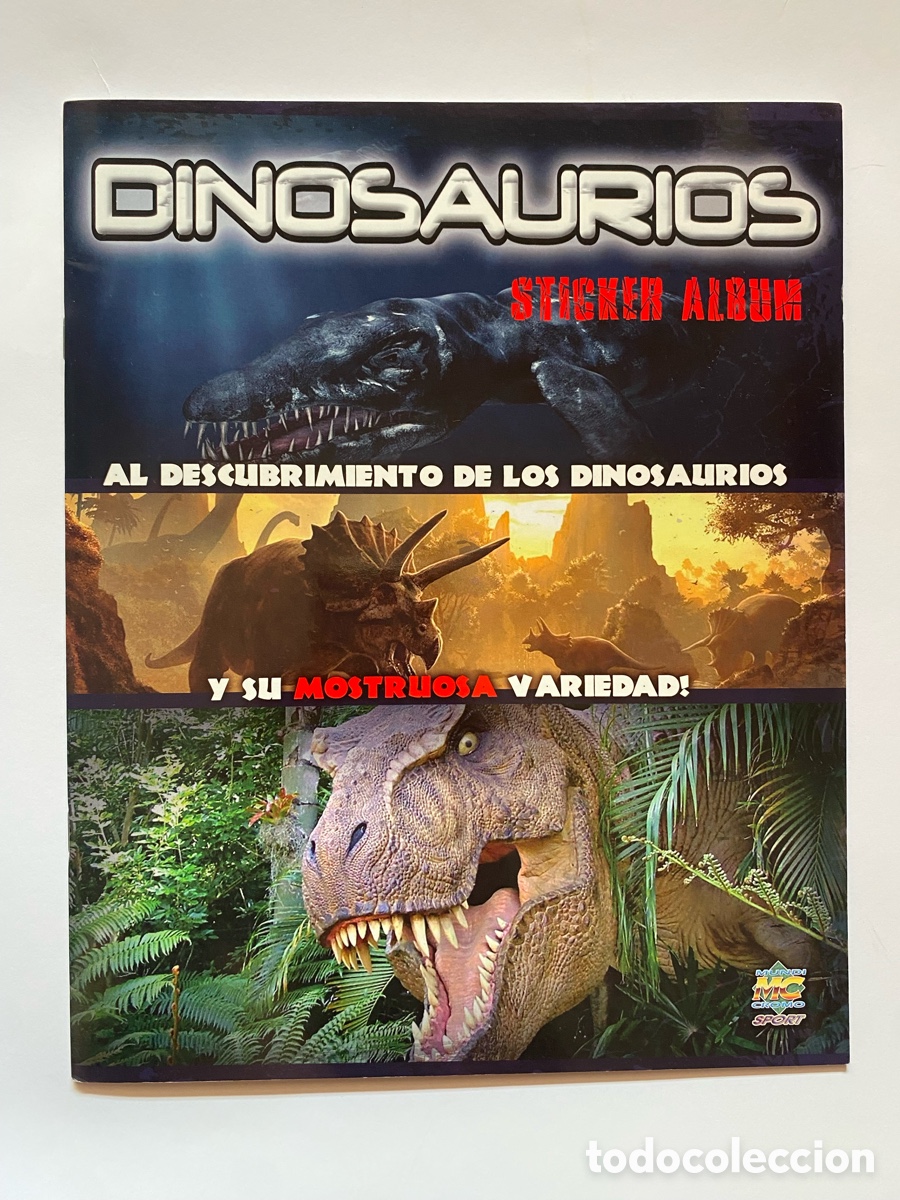 Coleccionismo &aacute;lbum: &Aacute;lbum de cromos Dinosaurios COMPLETO CROMOS SIN PEGAR