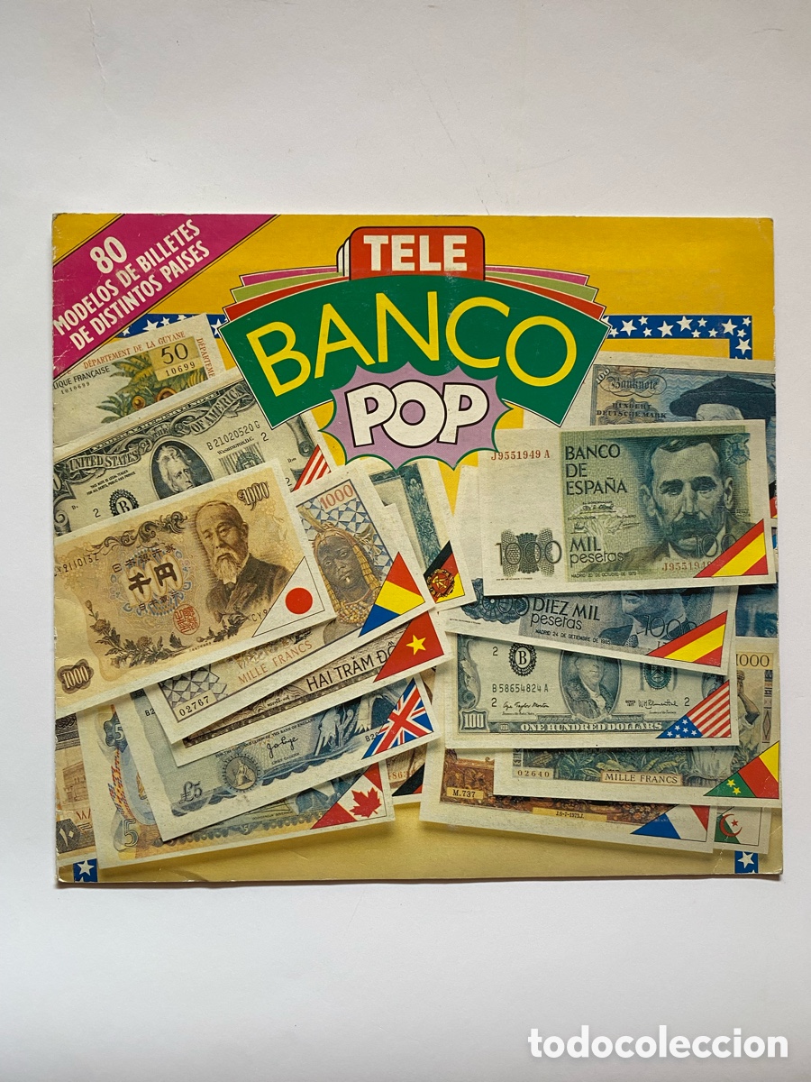 Coleccionismo &aacute;lbum: &Aacute;lbum de cromos Tele Banco POP COMPLETO